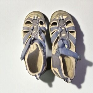 Keen Youth Waterproof Sandals Size 4 / EU 36 Blue &‎ Gray With Rubber Soles